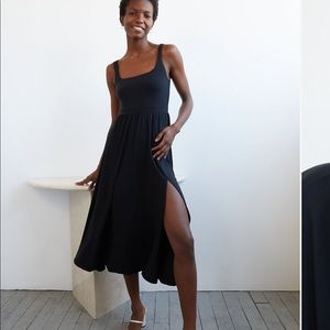 Market slit dress from aritzia